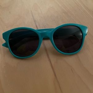 Turquoise sunglasses